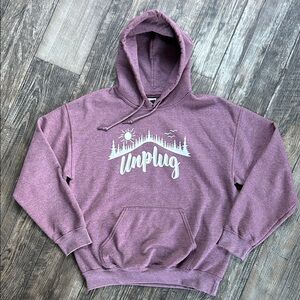 Purple Hoodie Sweatshirt